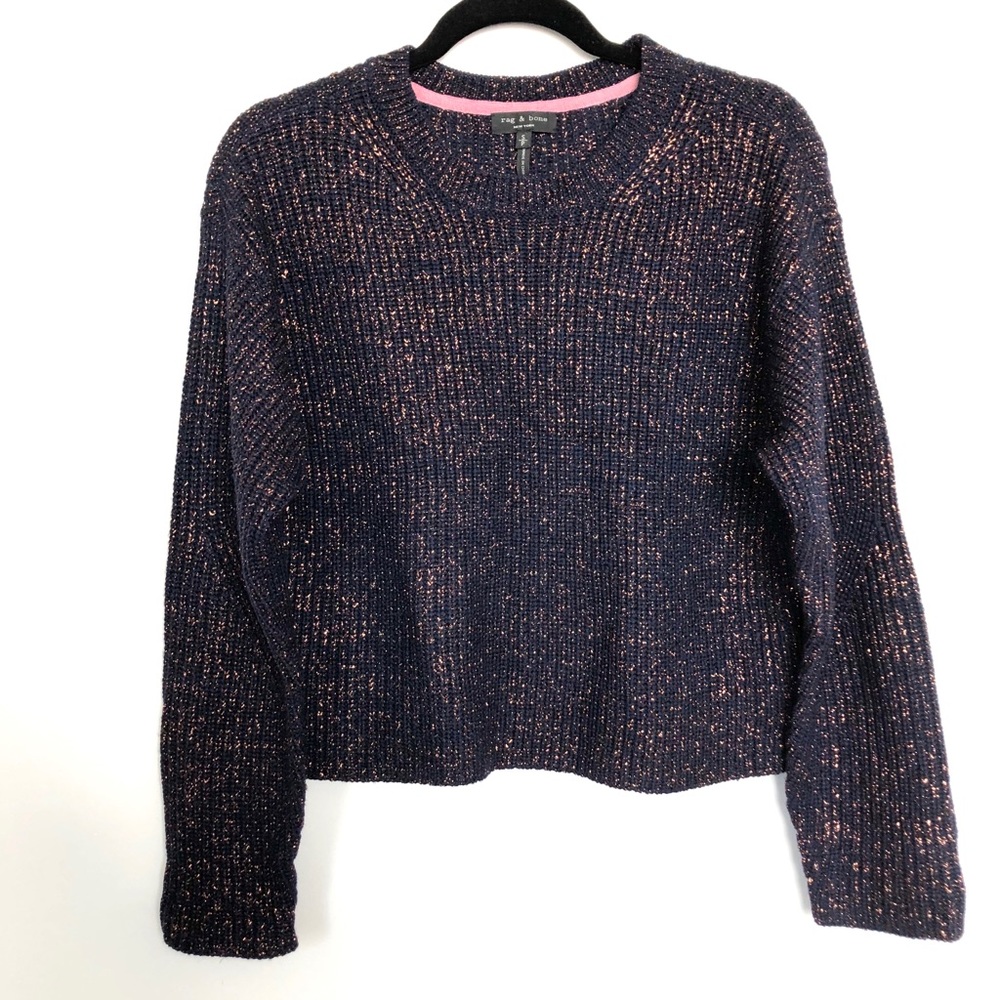 Rag & Bone sparkly sweater with buttons nwot